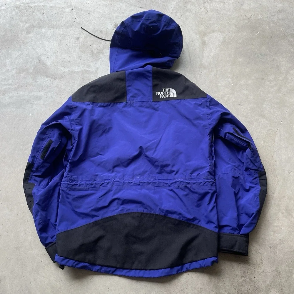 Vintage The North Face Gore Tex Mountain Jacket Blue Small Gorpcore Shell‎ Parka